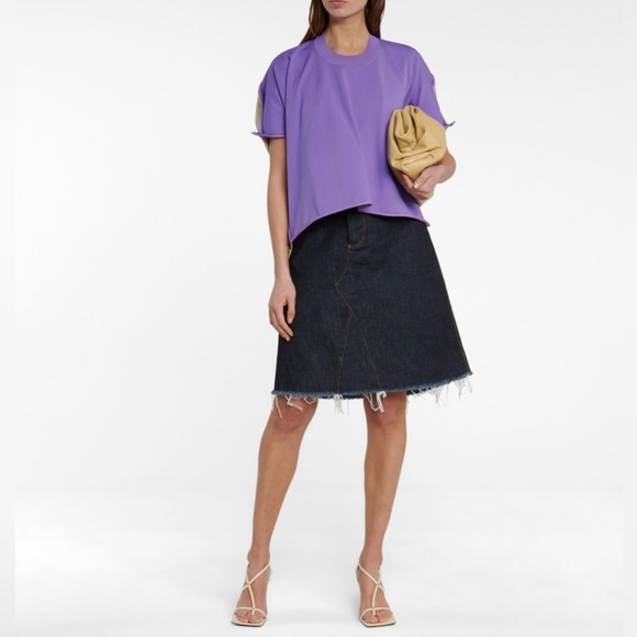 Bottega Veneta White Stretch T Strap Heel Sandals Size 36 - Picture 3 of 9